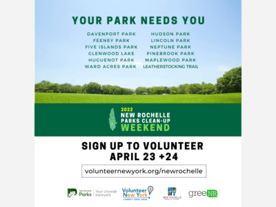 NEW ROCHELLE: Parks Clean-up Weekend to Return In April