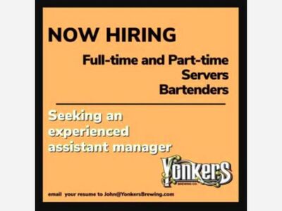 HELP WANTED IN YONKERS: ﻿Do you have what it takes to work at this fast paced restaurant and brewery?