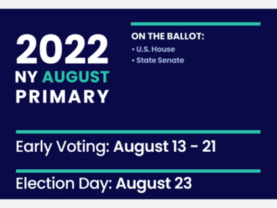 COMMUNITY INFORMATION: Primary Elections - August 23rd