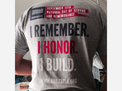 NEVER FORGET: Volunteer In The Annual 9/11: Serve + Remember Day of Service