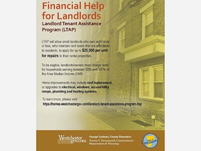 HELP FOR RENTERS: Westchester County Launches $10M Landlord Tenant Assistance Program