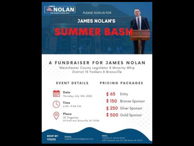 James Nolan’s Annual Summer Bash Fundraiser 